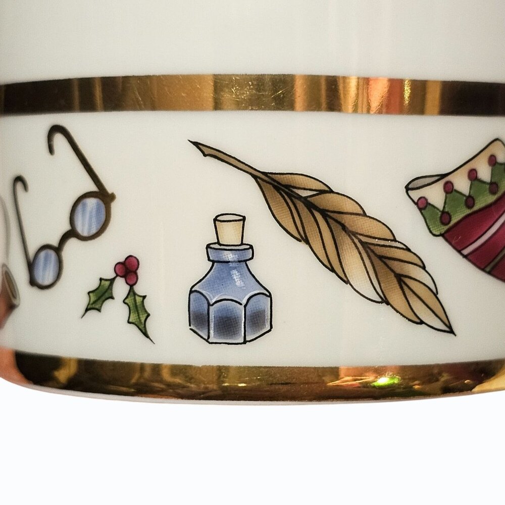 Rare Dickens Department 56 Christmas Mug Made in Japan - Picture 7 of 13